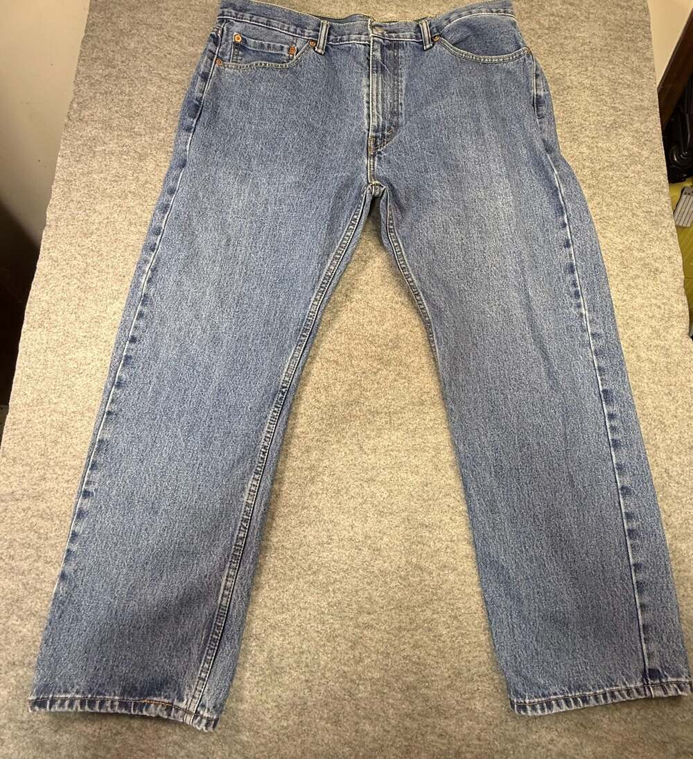 Levi's 505 Regular Fit Straight Leg Jeans Men's 38x29